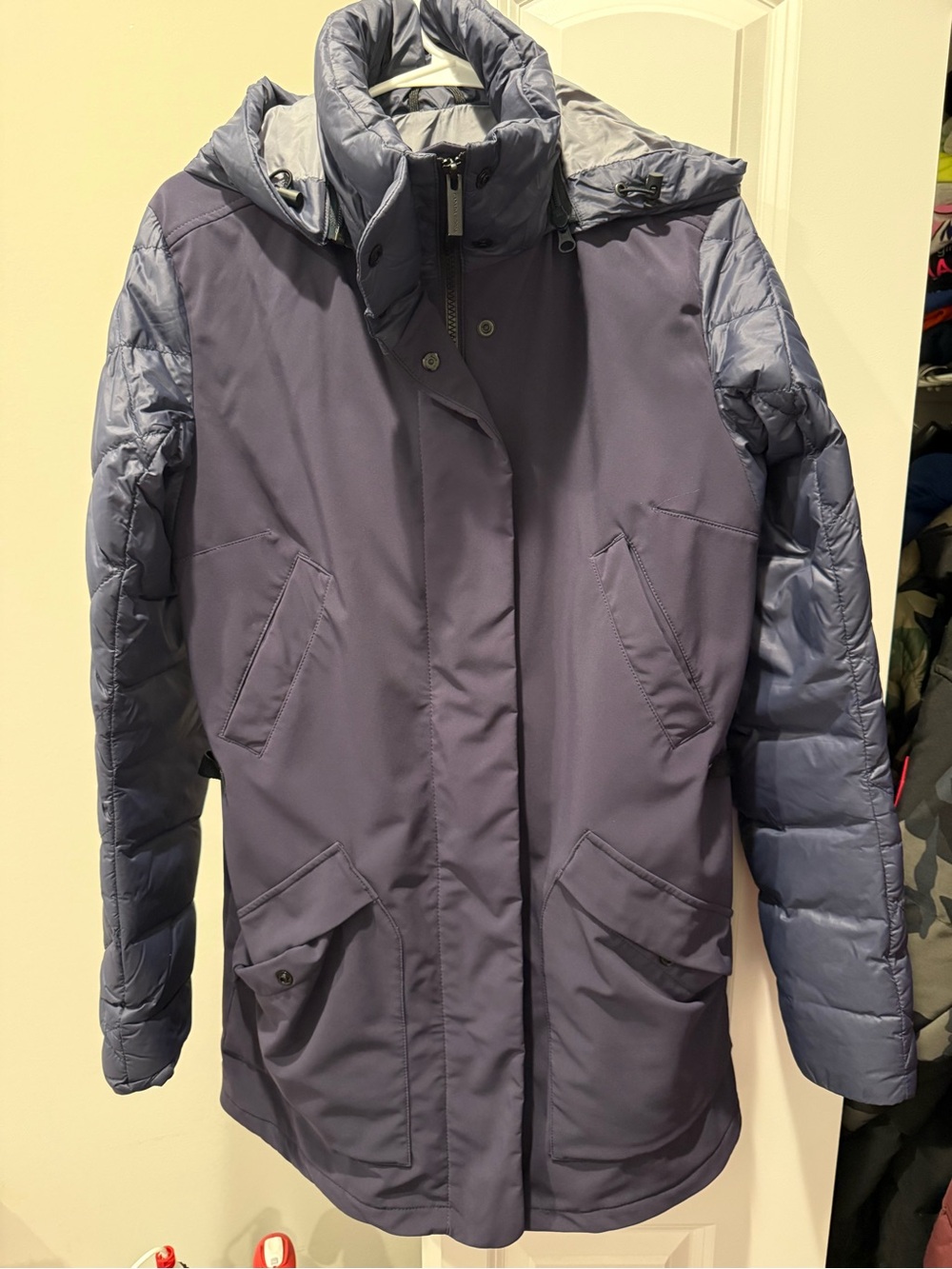 Canada Goose Ellison Coat in Navy Blue